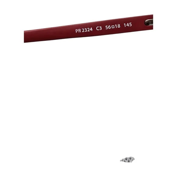 Porta Romana Red WOOD Eyeglasses with Case - Picture 7 of 8